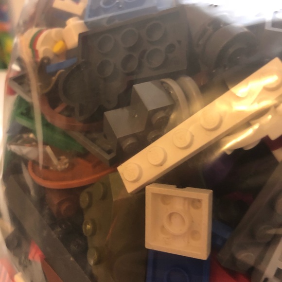 Lego Toys Gallon Size Ziploc Bag Full Of Legos Poshmark